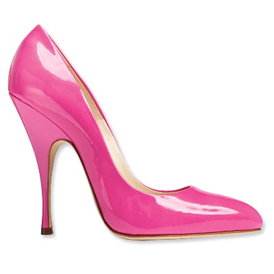 Brian Atwood Starlet Patent Leather Point Toe Pump