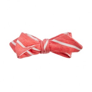 J. Crew Red-stripe bow tie