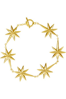 Eddie Borgo Gold-plated Northern Star Bracelet