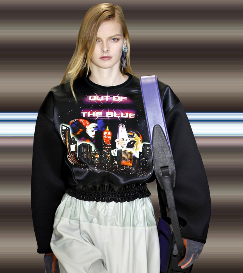 high fashion sweatshirt