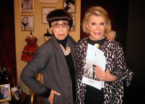 Susan Classen and Joan Rivers