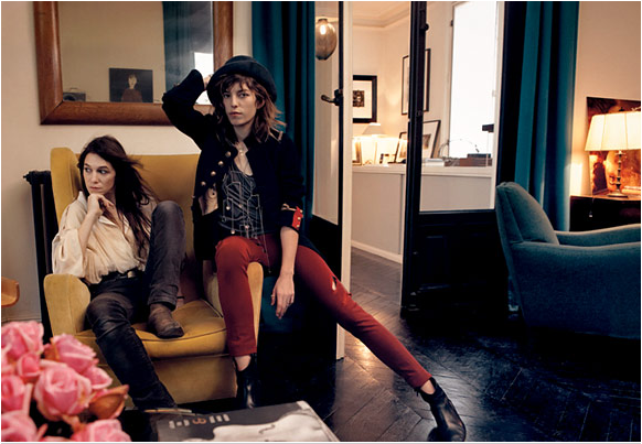 Charlotte Gainsbourg and Lou Doillon