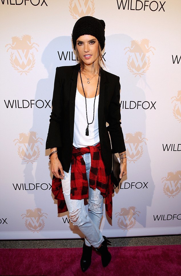 Alessandra Ambrosio at the Wildfox Couture Flagship opening in Los Angeles