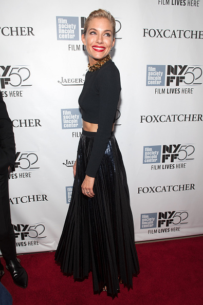 Sienna Miller at the New York premiere of Foxcatcher