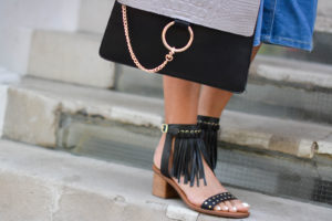 EJSTYLE-Emma-Hill-wears-Aldo-fringe-studded-sandals-Chloe-Faye-dupe-bag-London-Street-Style-summer-fashion-SS15