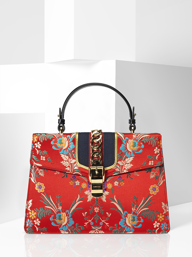 Gucci’s limited edition Large Sylvie Top Handle Bag