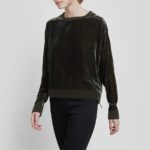 Luxe Up Your Lounge Game With A Velvet Sweatshirt